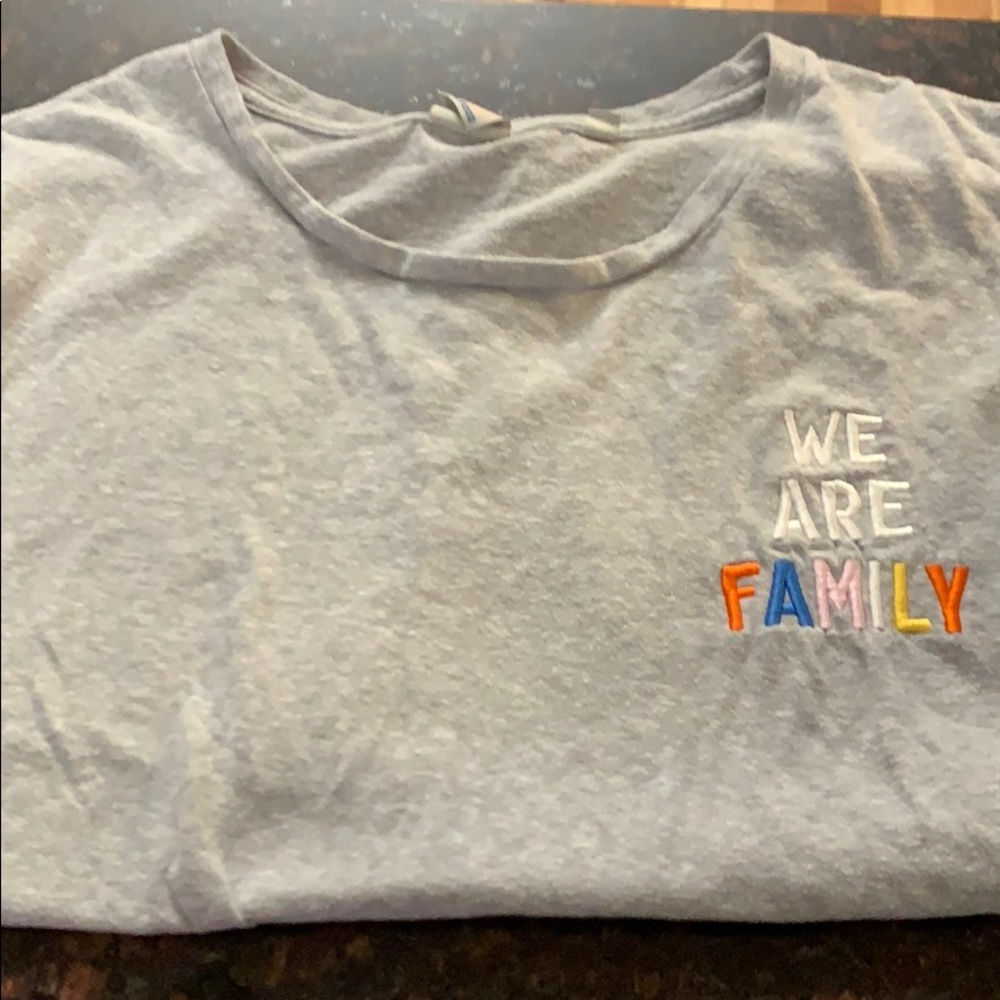 We are Family boxy short sleeve t-shirt